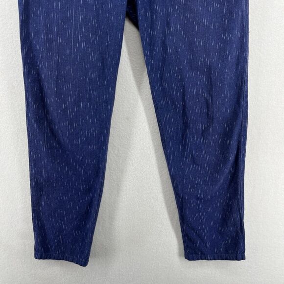 EILEEN FISHER Pants PS Petite Ikat Organic Cotton Droplet Ankle Tapered Blue - Picture 7 of 16
